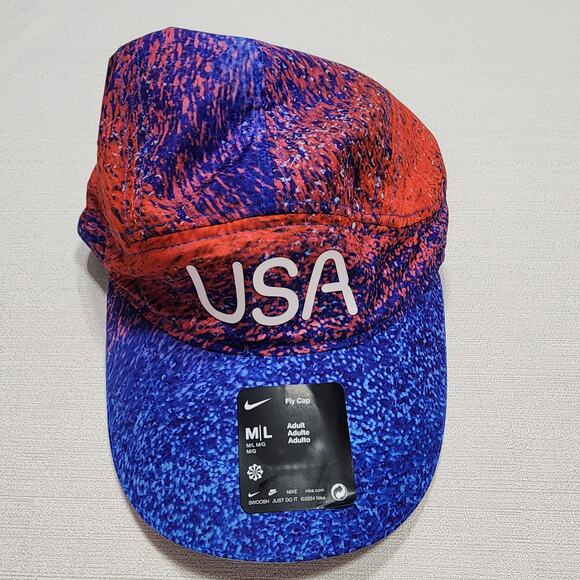 Nike USA fly cap M/L adjustable Velcro - Picture 1 of 6